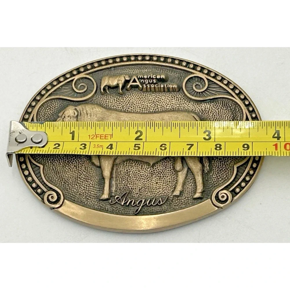 TONY LAMA Angus Bull Cow Sire Belt Buckle Cattle Breed Series FIRST Edition